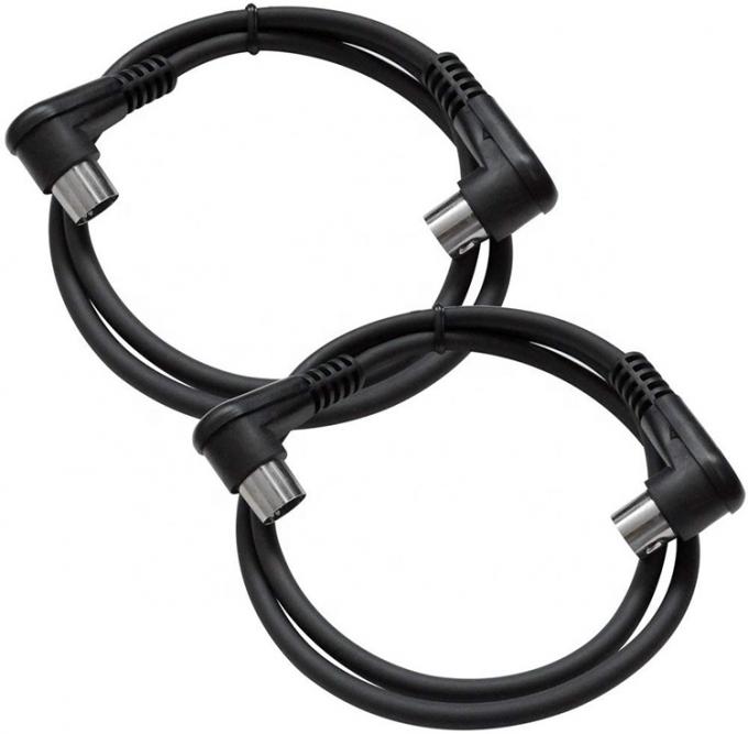 CUSTOM Fabbrica Scudo angolo destro maschio a maschio 5 Pin Din connettore Midi cavo 5