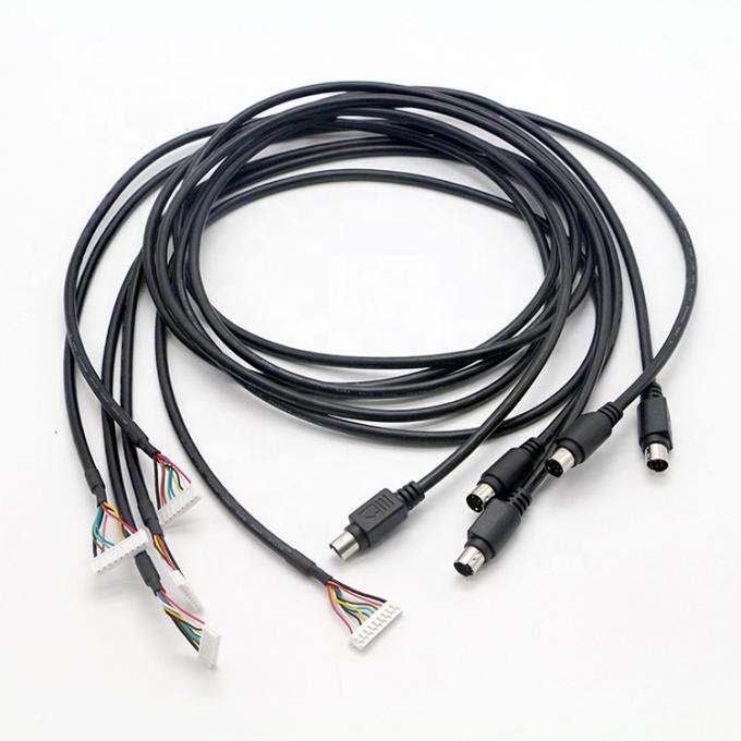 CUSTOM 1M S Video 8 PIN Mini DIN a 9 PIN JST connettore PC Cavo di controllo motore 4