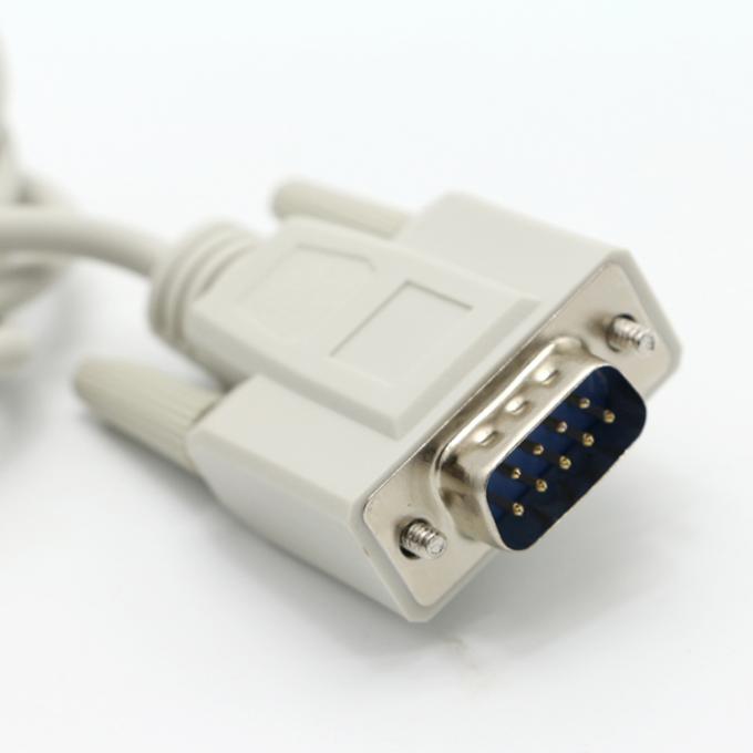OEM Shield Maschio a femmina DB9 RS232 9 Pin Straight Through Extension Serial Data Cable 2