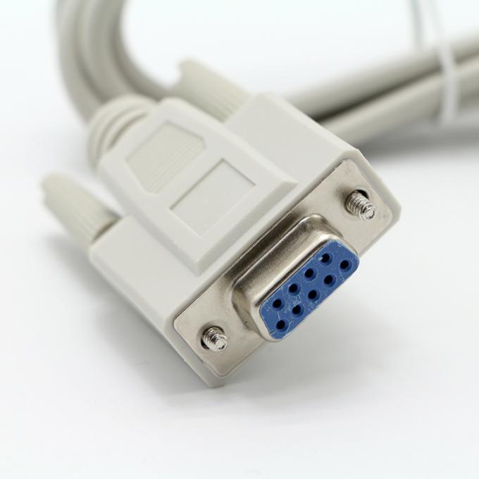OEM Shield Maschio a femmina DB9 RS232 9 Pin Straight Through Extension Serial Data Cable 1