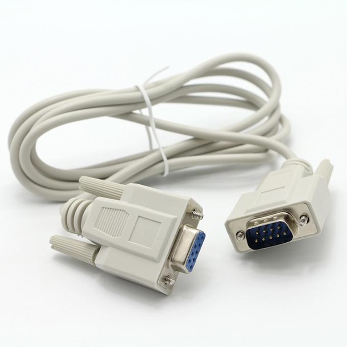 OEM Shield Maschio a femmina DB9 RS232 9 Pin Straight Through Extension Serial Data Cable 0