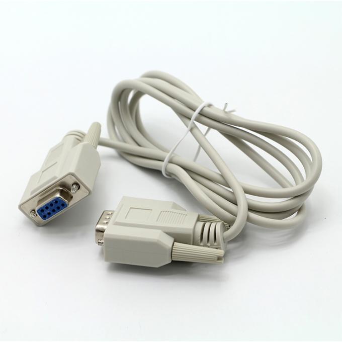 OEM Shield Maschio a femmina DB9 RS232 9 Pin Straight Through Extension Serial Data Cable 4