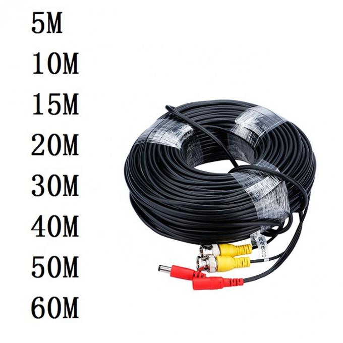 CUSTOM 5M 10M 20M Maschio Femminile Assemblea di sicurezza RG59 Video BNC DC Power SDI Cable della telecamera CCTV 3