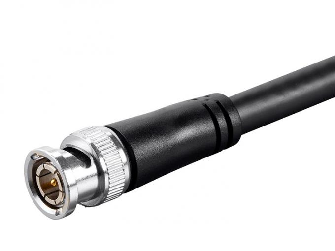 SDI Assemblea Sicurezza Camera di controllo di circuito chiuso Coaxial Video Power BNC Jack Male connettore a cavo BNC 3