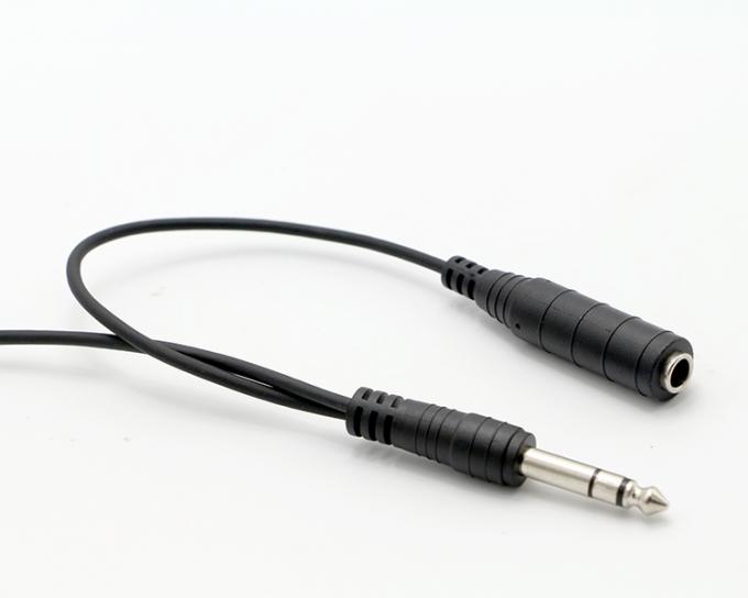 1M 2M 3M Y Splitter Maschio a Femmina 6.35mm 3.5mm TRS Microfono Stereo Jack Cavo audio 7