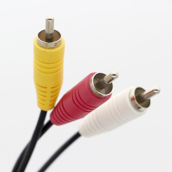 9 Pin Mini Din to 3 RCA S Video Audio Cable per TV Display Audio Video Receiver 3