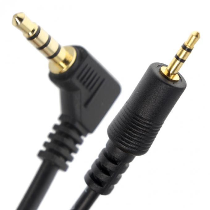 Cable per il jack audio stereo a 3 poli, angolo destro da 2,5 mm a 3,5 mm 0