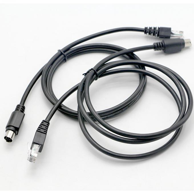 Cable di connettore RJ45 da maschio a maschio a 8 pin 4