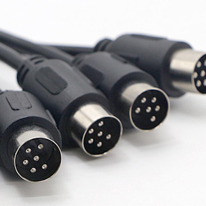 OEM Shield S Video Audio Maschio a Maschio Femminile 3 4 5 6 7 8 9 10 13 PIN MIDI DIN Cable di estensione 4