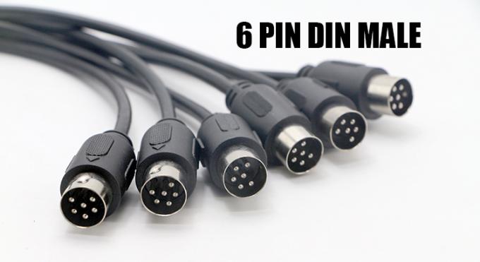 OEM Shield S Video Audio Maschio a Maschio Femminile 3 4 5 6 7 8 9 10 13 PIN MIDI DIN Cable di estensione 5