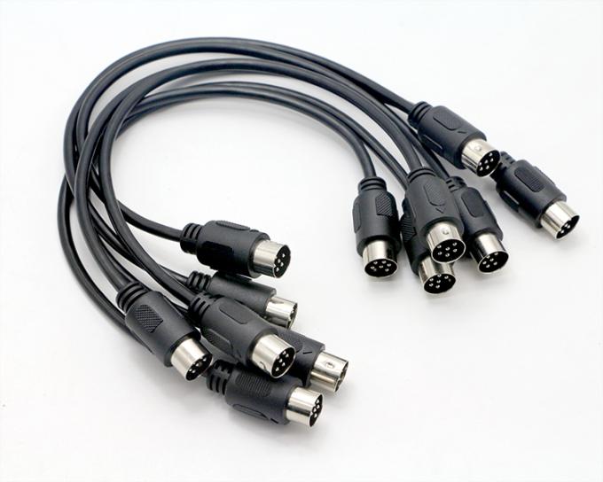 OEM Shield S Video Audio Maschio a Maschio Femminile 3 4 5 6 7 8 9 10 13 PIN MIDI DIN Cable di estensione 6