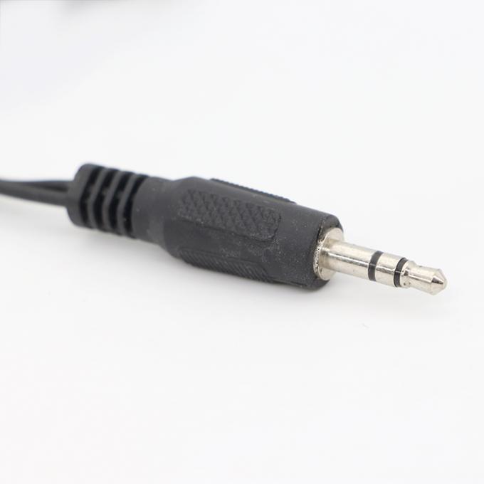 CUSTOM 3.5mm Jack 1 maschio a 2 femmine Y Splitter cuffia Jack Mic PC Audio TRS Splitter Cable 1
