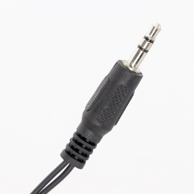 CUSTOM 3.5mm Jack 1 maschio a 2 femmine Y Splitter cuffia Jack Mic PC Audio TRS Splitter Cable 2