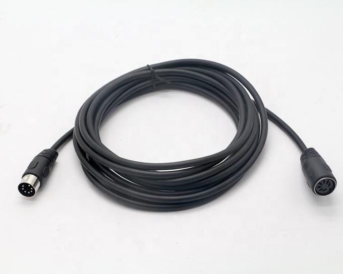 Sistema audio stereo Midi personalizzato segnale maschio a femmina 7 pin di controllo del cavo di estensione per la spalla 3
