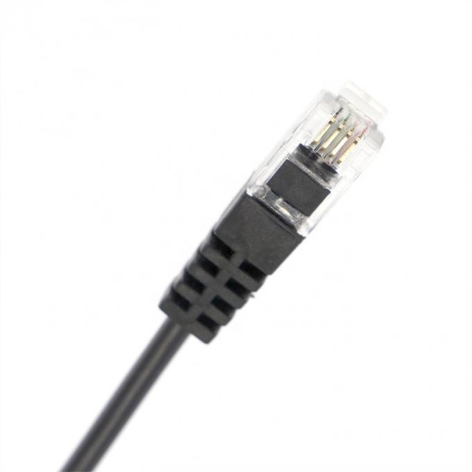 OEM RJ9 RJ10 a femmina 3.5mm CTIA Plug Audio Jack Headset Adapter Cable per telefono 3