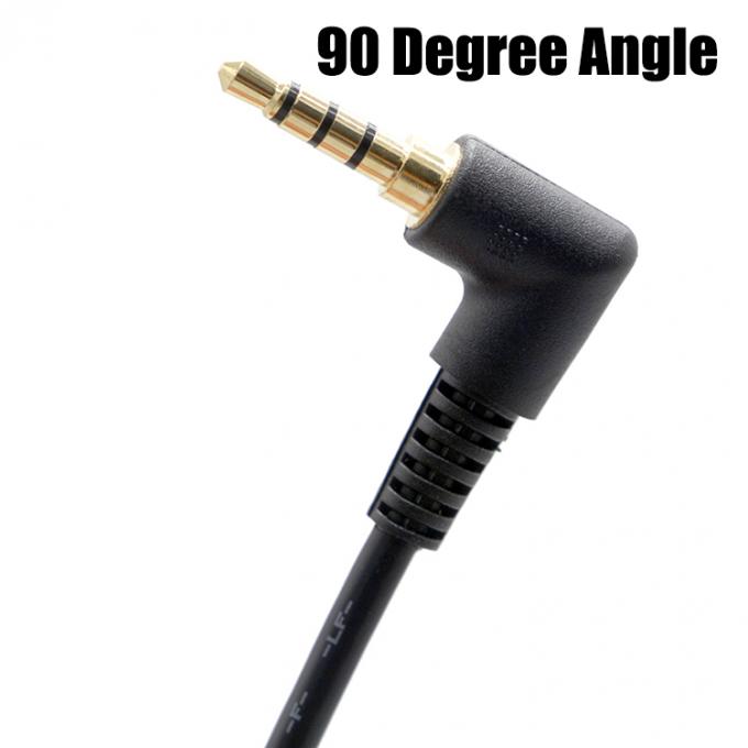 OEM 90 gradi angolo destro 3,5 mm TRRS Jack maschio a 3,5 mm TRRS Jack maschio cavo audio 3