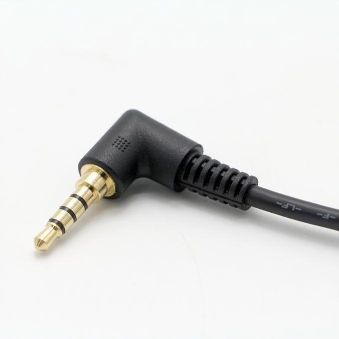 OEM 90 gradi angolo destro 3,5 mm TRRS Jack maschio a 3,5 mm TRRS Jack maschio cavo audio 4