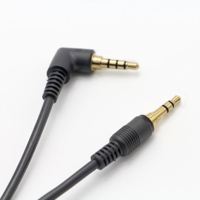 OEM 90 gradi angolo destro 3,5 mm TRRS Jack maschio a 3,5 mm TRRS Jack maschio cavo audio 5