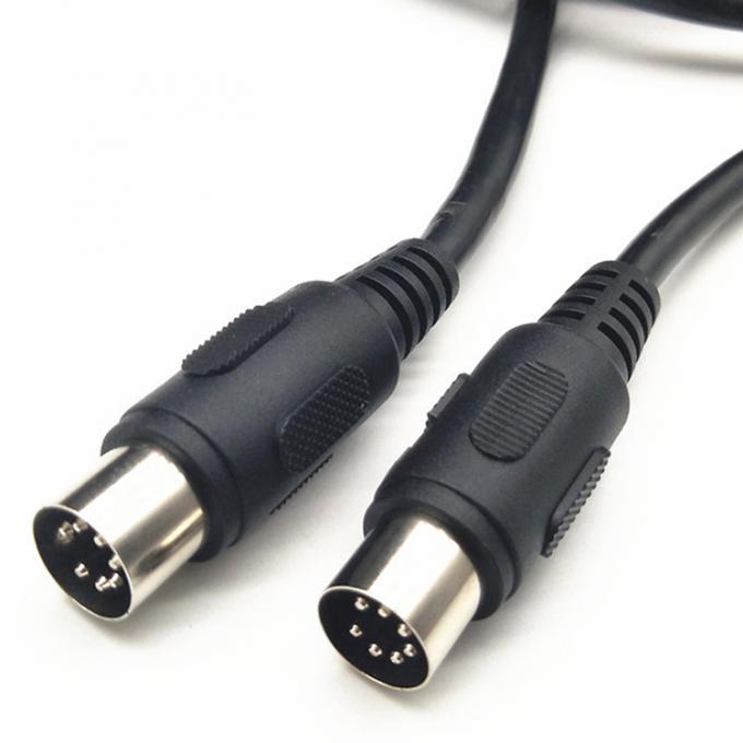 Cable di 7 pin di Din Midi completamente connesso da maschio a maschio 4