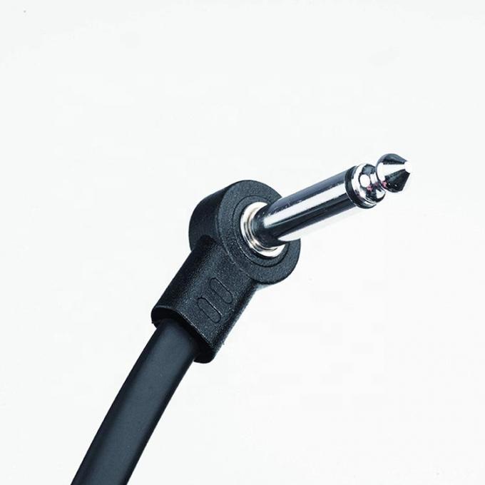 Custom Short Angolo di 90 gradi 1/4 pollice TS Jack Strumento elettrico Guitar Patch Cable 1