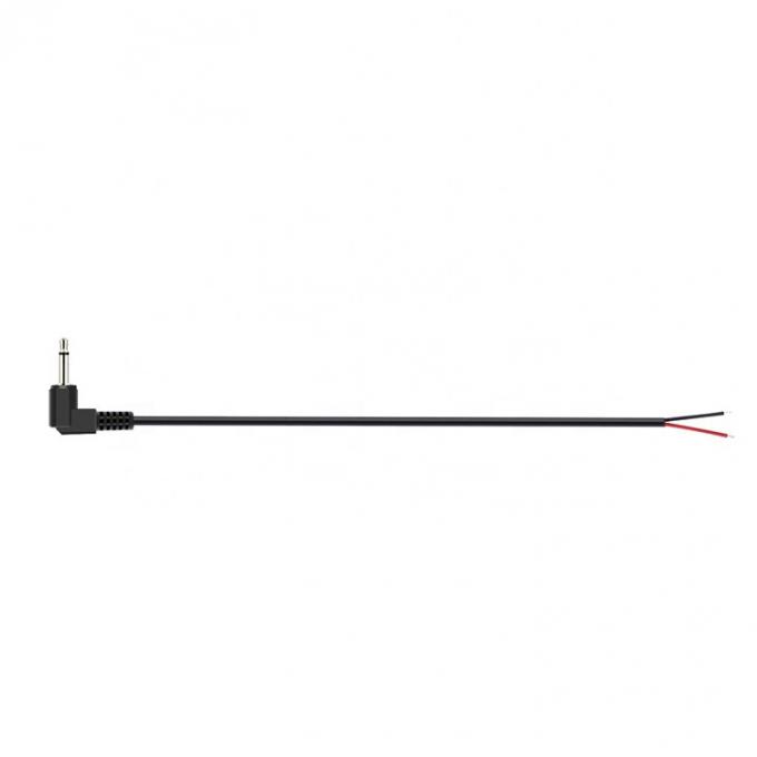 90 gradi angolo destro 2 poli TS 3.5mm Jack audio stereo a coda di porcellino spogliato in scatola cavo termico a filo nudo 3