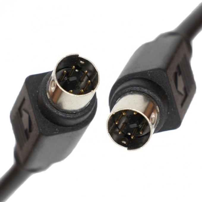 1M 3M Shield Maschio a Maschio Mini DIN 6 Pin 2