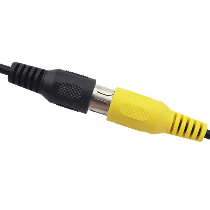 Custom RCA maschio innesco a nudo filo a strisce in scatola fine cavo 3