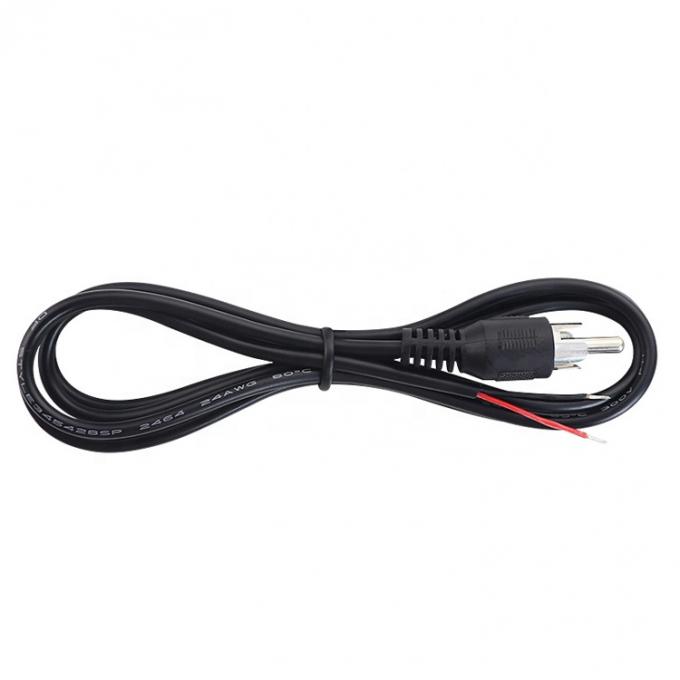 Custom RCA maschio innesco a nudo filo a strisce in scatola fine cavo 4