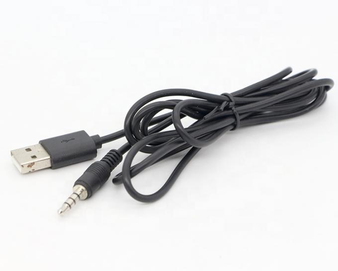 Custom 3ft 3.5mm Male Aux Audio Jack per USB 2.0 Male Cable di carica dati per altoparlanti auto 0