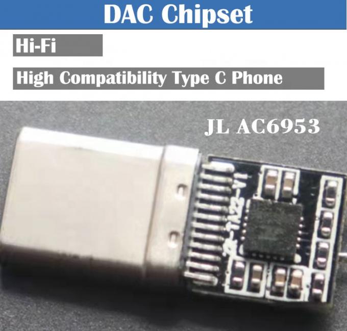 Adaptatore di cavo audio da USB tipo C a AUX da 3,5 mm ad alto DAC compatibile per Samsung Pixel Google Phone 1