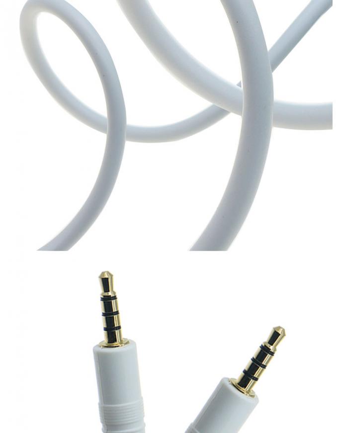 3.5mm Maschio a Maschio Femminile Stereo Aux Mono Jack 3 poli TRS 4 poli TRRS Microphone Patch Audio Extension Cable 3