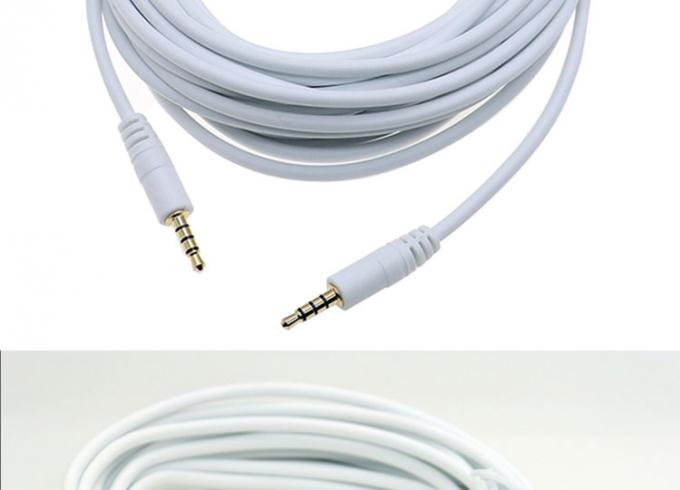 3.5mm Maschio a Maschio Femminile Stereo Aux Mono Jack 3 poli TRS 4 poli TRRS Microphone Patch Audio Extension Cable 5