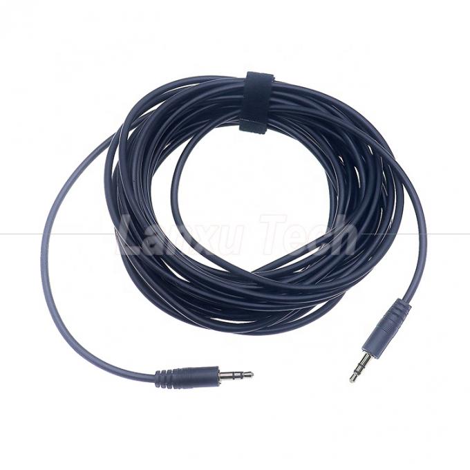 Personalizzazione OEM 1M 2M 3M 5M 10M 3 poli TRS Maschio a Maschio 3.5mm Aux Stereo Jack Cavo di estensione audio 1