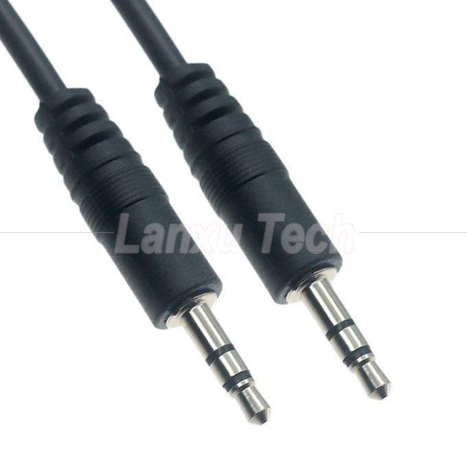 Personalizzazione OEM 1M 2M 3M 5M 10M 3 poli TRS Maschio a Maschio 3.5mm Aux Stereo Jack Cavo di estensione audio 4