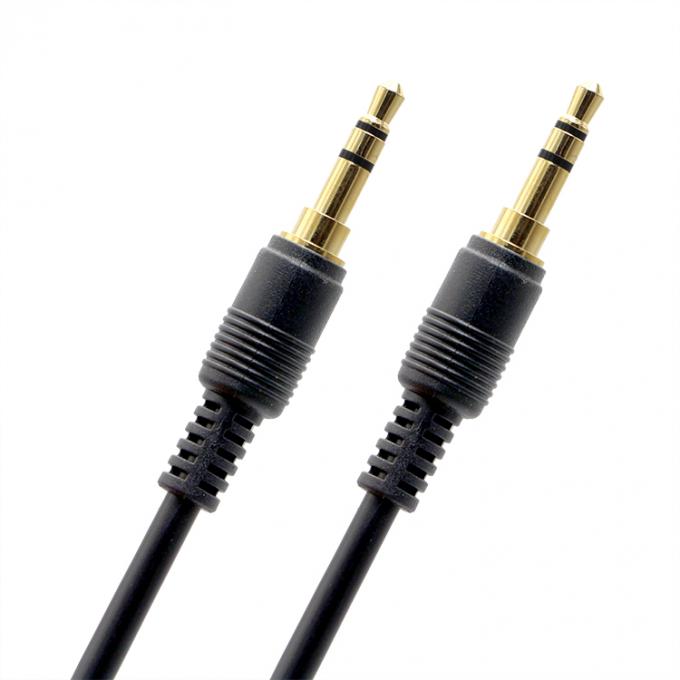 OEM Gold Plating 1M 2M 3M Maschio a Maschio 3.5mm Jack Auxiliary Speaker Stereo Audio Cable 3