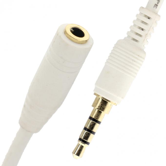1m 2m 3m 3.5mm 4 poli TRRS Jack maschile a 3.5mm TRRS femminile Stereo Aux Audio Extension Cable 0