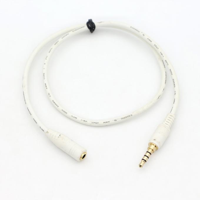 1m 2m 3m 3.5mm 4 poli TRRS Jack maschile a 3.5mm TRRS femminile Stereo Aux Audio Extension Cable 5