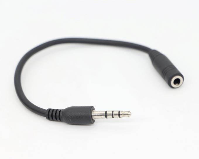 Corto 20cm 3.5mm 4 poli TRRS Maschio a 3.5mm TRRS Femminile Stereo Aux Audio Extension Cable 4