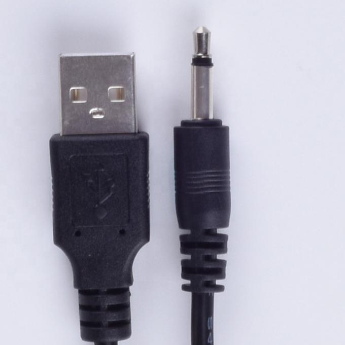1M USB a 3.5mm 2 piole Aux Audio Jack Connector Cavo di ricarica per telefono altoparlante 1