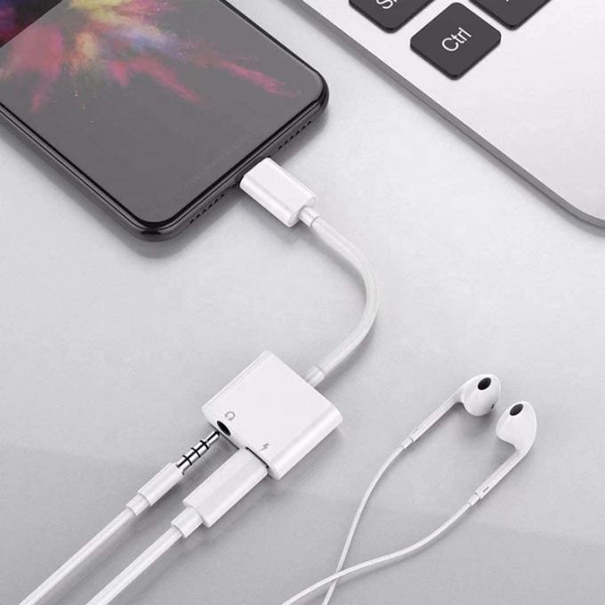 2 in 1 USB C a 3,5 mm jack AUX Headphone earphone dongle Adapter per Samsung Note goole pixel 4 4XL 3 3XL 2 2XL 4