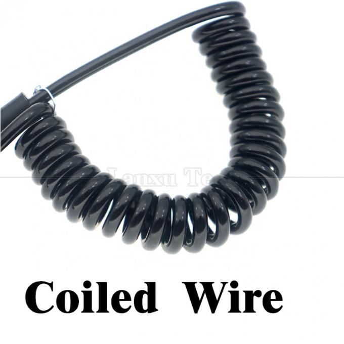 Cable di estensione audio a molla maschile a maschio 3,5 mm Jack Aux Stereo 1