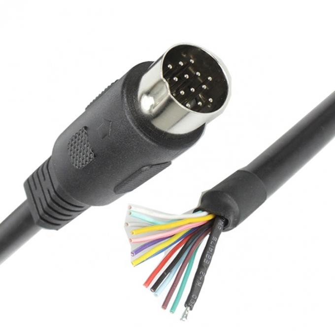 1M 2M Shield 13 PIN Din connettore per cavo pigtail a filo aperto 1