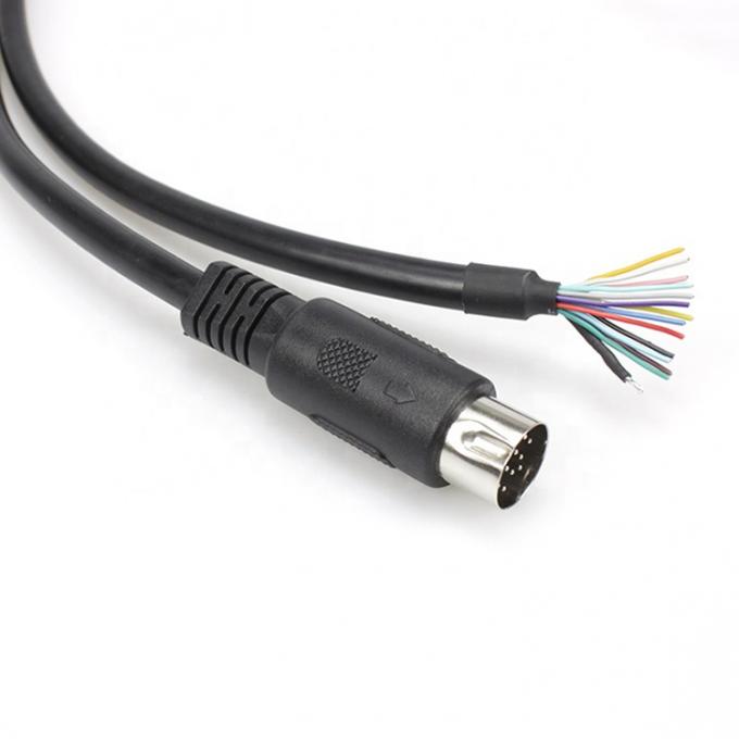 1M 2M Shield 13 PIN Din connettore per cavo pigtail a filo aperto 2