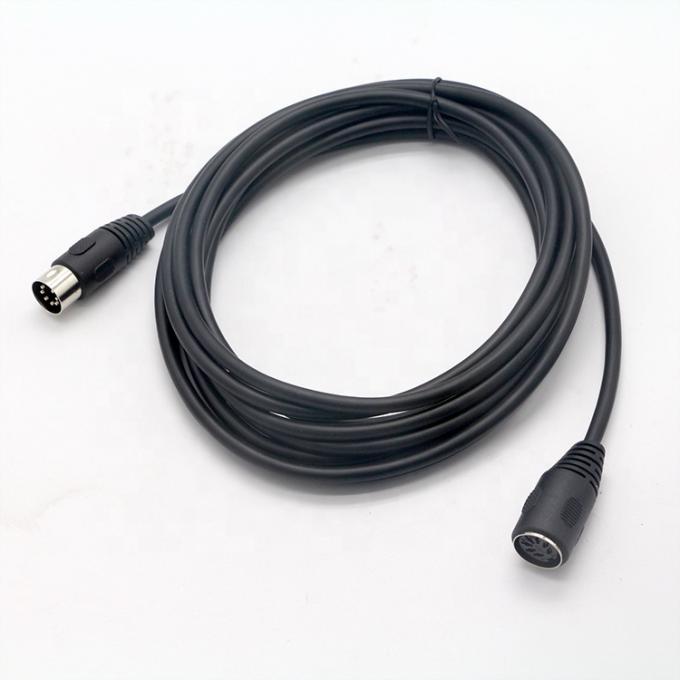 1M 3M 5M Scudo Maschio a femmina 7 PIN DIN connettore cavo di estensione MIDI 0