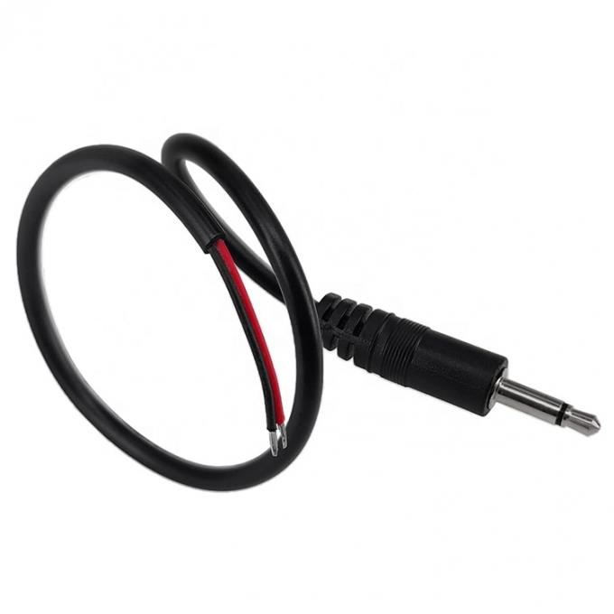 3.5mm 2 poli TS Audio Mono Jack Maschio Collegamento a fili nudi Cavo a fine aperto 3