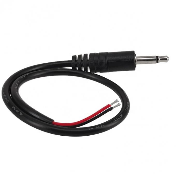 3.5mm 2 poli TS Audio Mono Jack Maschio Collegamento a fili nudi Cavo a fine aperto 4