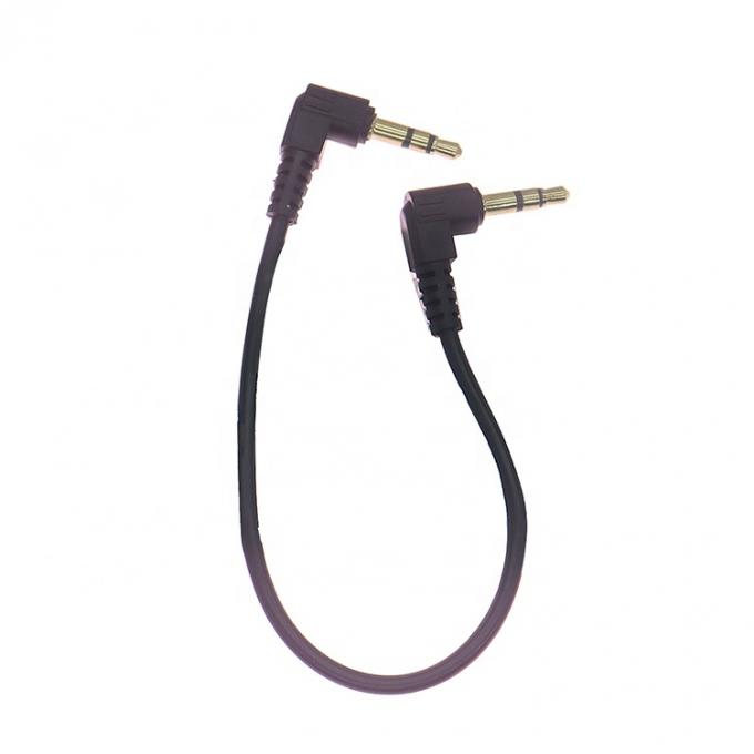 0.2M 1M 2M 3M 10M Angolo di 90 gradi Maschio a maschio 3 poli TRS Stereo Audio Jack Cable di estensione per cuffie Auto altoparlante 0