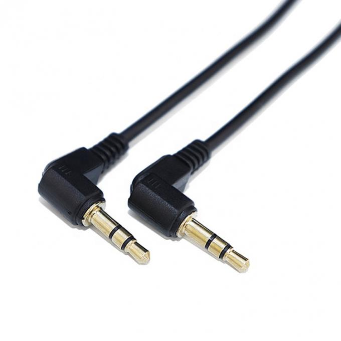 0.2M 1M 2M 3M 10M Angolo di 90 gradi Maschio a maschio 3 poli TRS Stereo Audio Jack Cable di estensione per cuffie Auto altoparlante 3