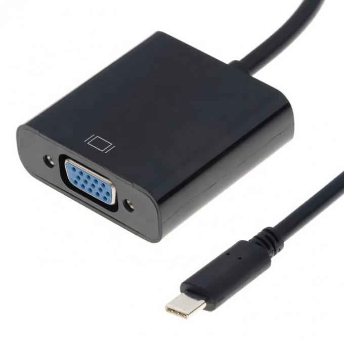 1080 P 4K USB Tipo C a VGA Converter Adapter per PC Computer Laptop 1
