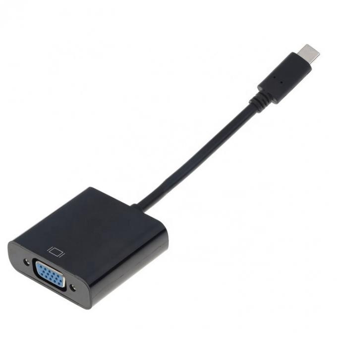 1080 P 4K USB Tipo C a VGA Converter Adapter per PC Computer Laptop 4